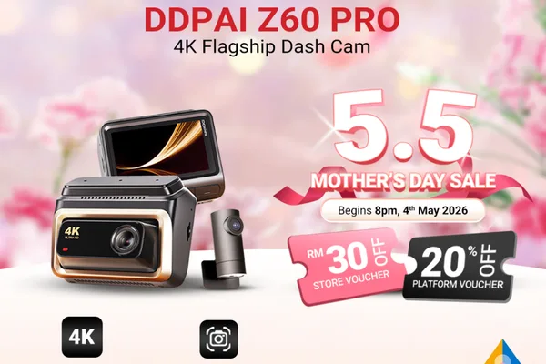 DDPAI Z60 Pro Malaysia — harga & review