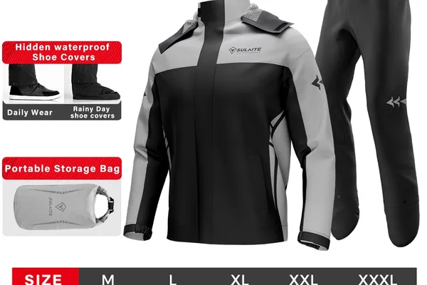 SULAITE Reflective Raincoat Malaysia — harga & review