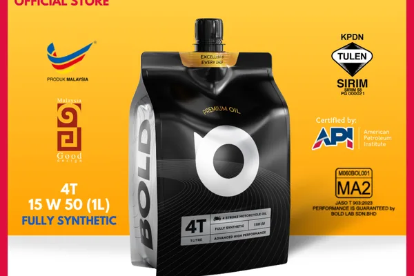 BOLD SIRIM 4T 15W50 1L Malaysia — harga & review