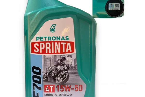 Petronas Sprinta F700 15W50 1L Malaysia — harga & review