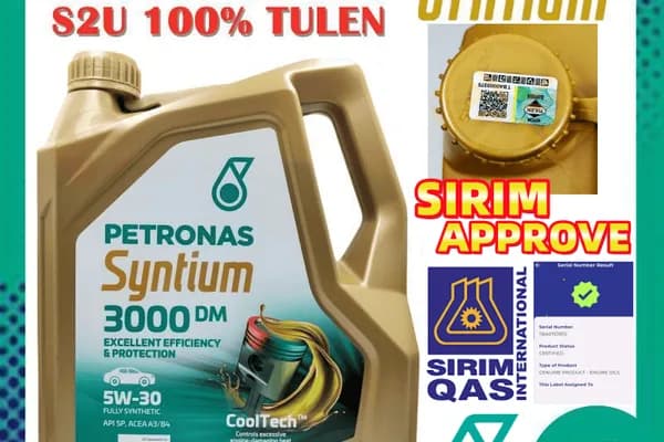 Petronas Syntium 3000 5W30 4L Malaysia — harga & review